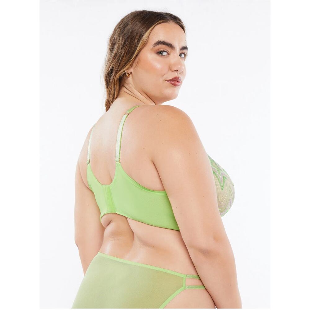 Savage X Fenty Shining Star Embroidered Unlined Demi Bra‎ - Picture 7 of 9